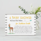 Invitation Sur le Baby shower Miles (Debout devant)