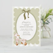 Invitation sur le Baby shower neuronal de genre vi (Debout devant)