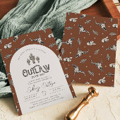 Invitation sur le Baby shower occidental