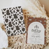 Invitation sur le Baby shower occidental