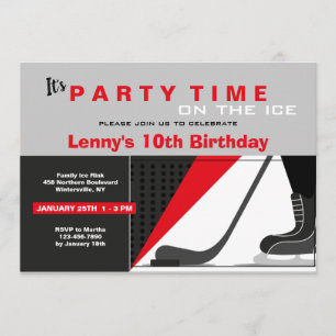 Invitation sur le thème de Hockey