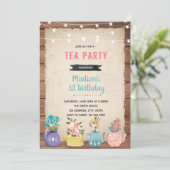 Invitation sur le thème de la garden-party (Debout devant)