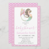 Invitation sur le thème de la mer avec une belle s (Devant / Derrière)