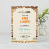 Invitation sur le thème de l'enfant à flèche triba (Debout devant)