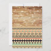 Invitation sur le thème de l'enfant à flèche triba (Dos)