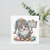 Invitation sur le thème de Pâques de Gnome Précieu (Debout devant)