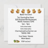 Invitation sur le thème de Pâques de Gnome Précieu (Dos)