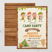 Invitation sur le thème du camp de recrutement des (Devant / Derrière)