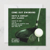 Invitation sur le thème du golf (Devant)