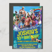 Invitation sur le thème du jeu (Devant / Derrière)