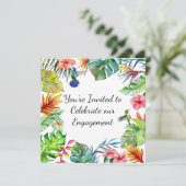 Invitation sur le thème du Paradis Tropical (Debout devant)