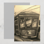 Invitation sur le thème du tramway de La Nouvelle- (Devant / Derrière)