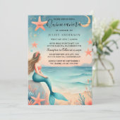 Invitation Sur L'Eau La Vie Du Poisson Sous La Quinceanera (Debout devant)