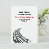 Invitation sur les traces de pneus (Debout devant)