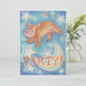 Invitation Sur l'invitation de la fête de la Lune (Debout devant)