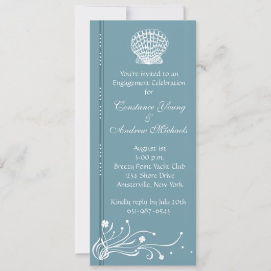 Invitation Sur l'invitation de la mer (Devant)