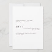 Invitation Sur l'invitation du Baby shower Farm Cute (Dos)