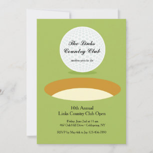 Invitation Sur L'Invitation Du Golf Edge