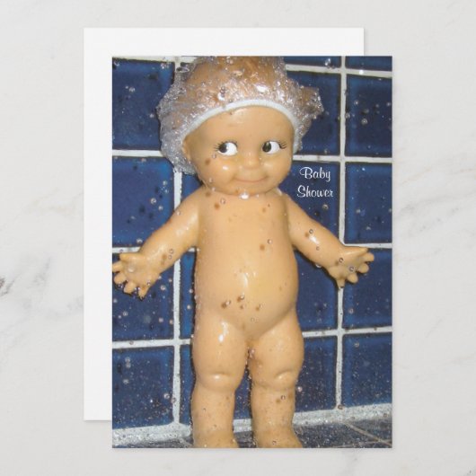 Invitation sur mesure pour un garçon ou une fille (Devant / Derrière)