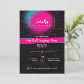 Invitation sur mesure pour une fête de peinture (Debout devant)