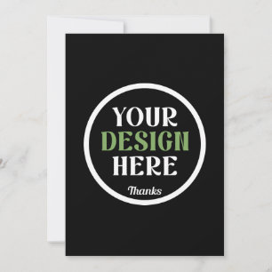 Invitation sur mesure, unique, élégant et minimaliste