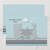 Invitation Sur piste bleue (Devant / Derrière)