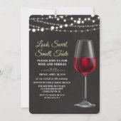 Invitation sur tableau à craie pour soirée de dégu (Devant)