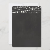 Invitation sur tableau noir pour une soirée de dég (Dos)