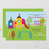 Invitation sur terrain de jeu (Devant / Derrière)