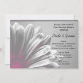 Invitation Surbrunch de mariage avec des surlignages floraux  (Devant)