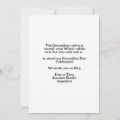 Invitation Surévalué ? Aquarelle célébrant la Journée de la m (Dos)