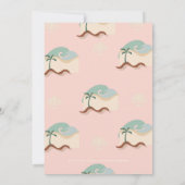 Invitation Surf À L'Invitation D'Anniversaire Toute Fille D'Â (Dos)