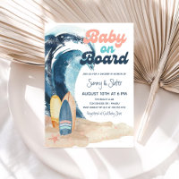 Surf | Baby On Board Beach Baby shower