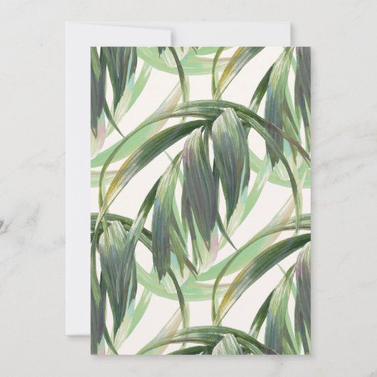 Invitation Surf Boho | Jardin d'été (Dos)