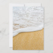 Invitation Surf de plage n Dîner de répétition de sable Invit (Dos)