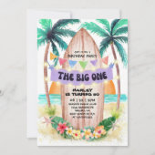 Invitation Surf et mer | Anniversaire de Big One Beach (Devant)