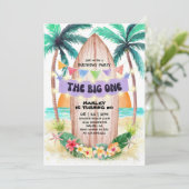 Invitation Surf et mer | Anniversaire de Big One Beach (Debout devant)
