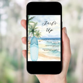 Invitation Surf plage surf plage plage fête d'été