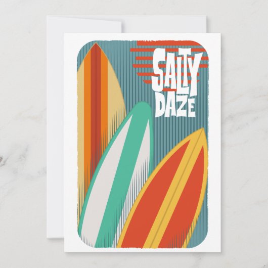 Invitation Surf Salty Daze (Devant)