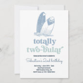 Invitation Surf Totalement deux bulars Surf 2e fête d'anniver (Devant)