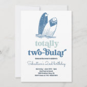 Invitation Surf Totalement deux bulars Surf 2e fête d'anniver (Devant)