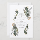 Invitation Surface Aquarelle Diamant | MARIAGE (Devant)