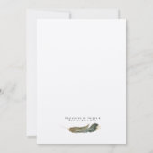 Invitation Surface Aquarelle Diamant | MARIAGE (Dos)