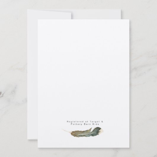 Invitation Surface Aquarelle Diamant | MARIAGE (Dos)