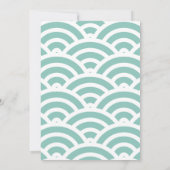 Invitation Surfer Boy Surfboards Baby shower de plage par cou (Dos)