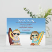 Invitation Surfeurs à demi-pintes (Debout devant)