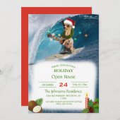 Invitation Surfing de Christmas (Devant / Derrière)