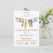 Invitation Surfing Dude fête d'anniversaire (Debout devant)