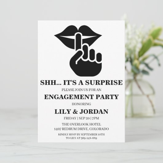 invitation surprise (Debout devant)