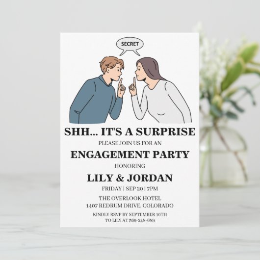 invitation surprise (Debout devant)